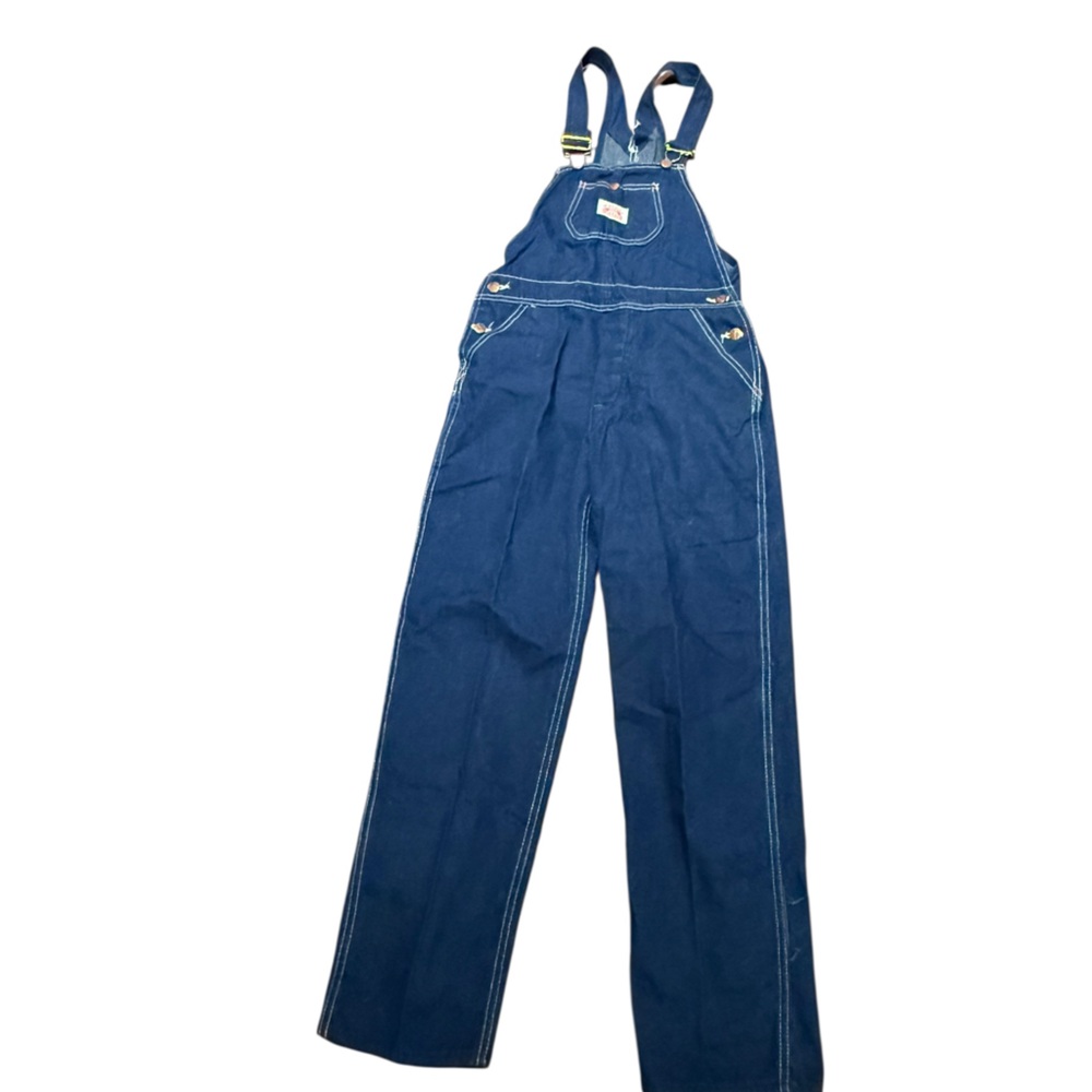 Roundhouse 36 x 30 Blue Denim Overalls Made in USA
